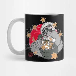 Tanuki and Japanese ramen Mug